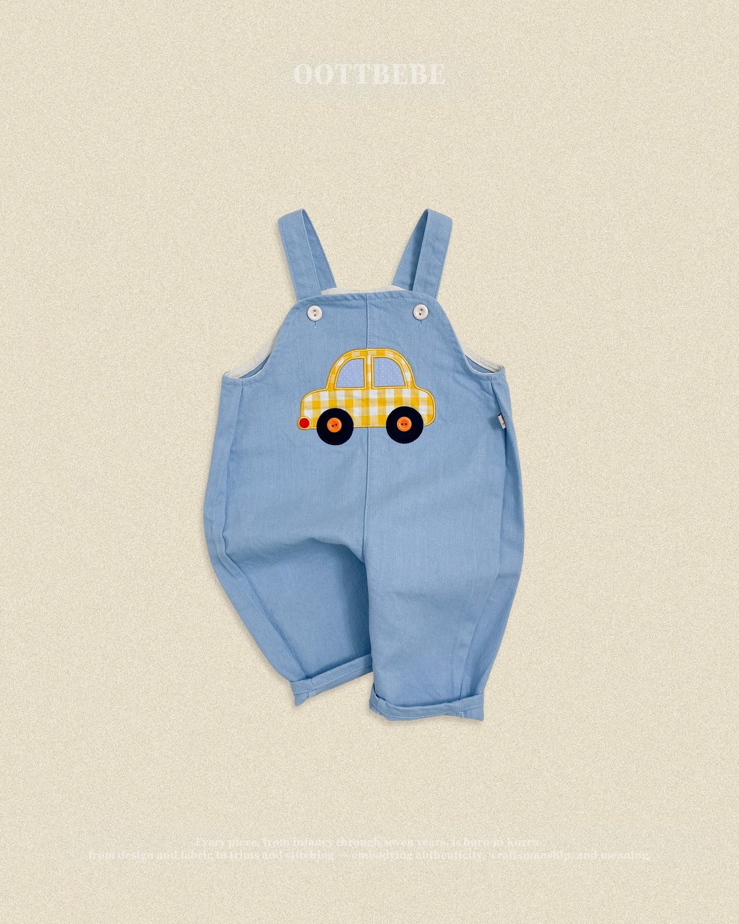 oottbebe denim car overall (65-115cm)