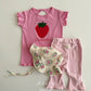 Aosta strawberry dress(70-110cm)