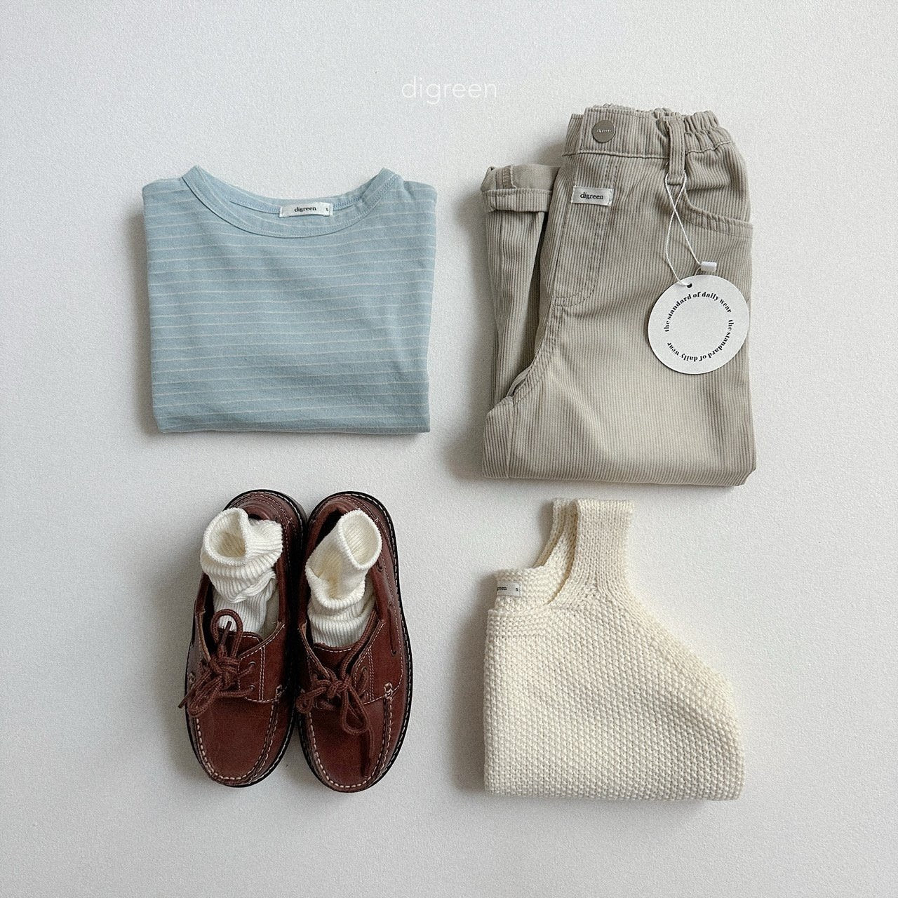 digreen basic st t-shirt (90-130cm)
