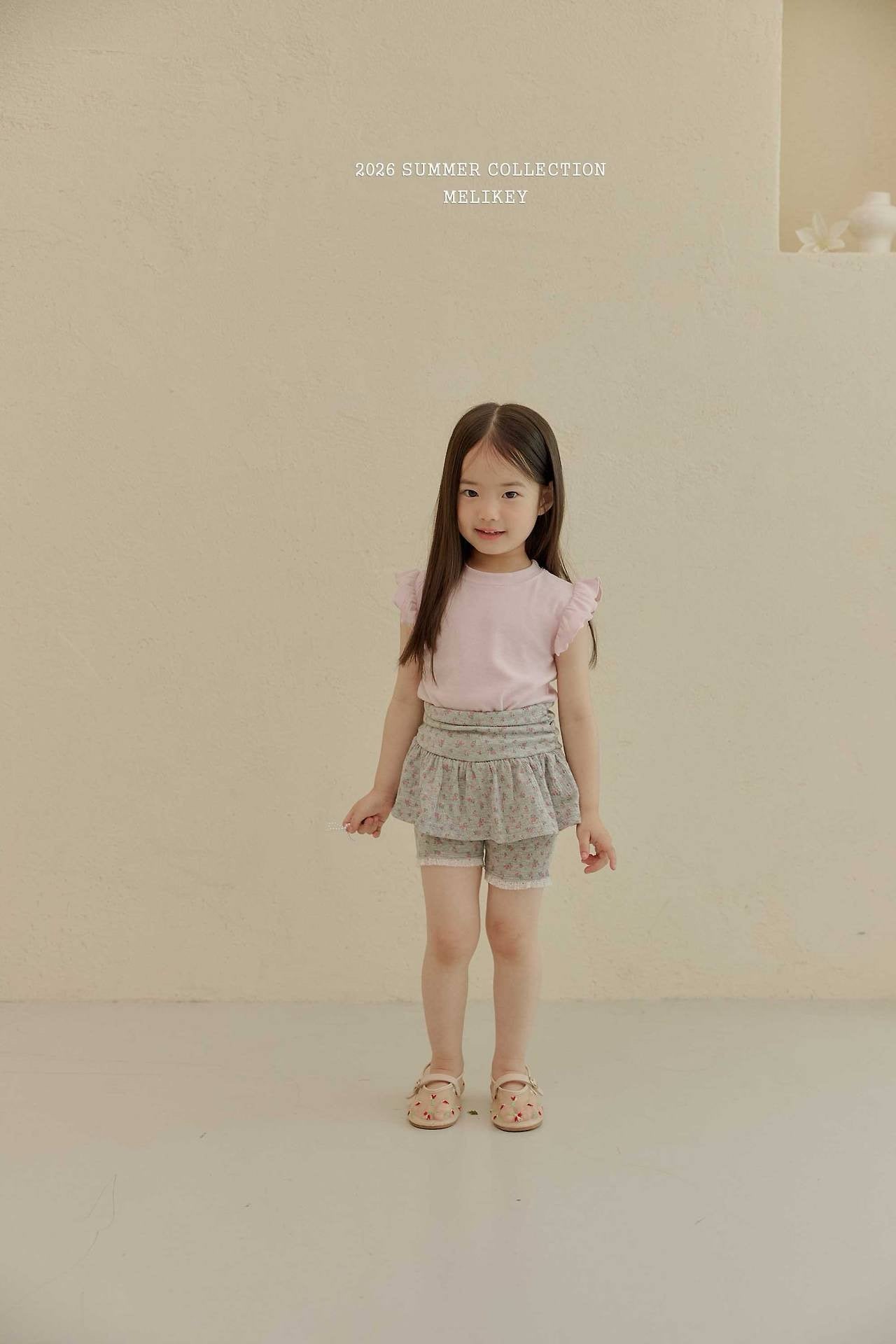 melikey shirred 5short skirt leggings (~80-140cm)