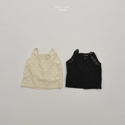 Lindo Flower Knit Sleeveless T (85-125cm)