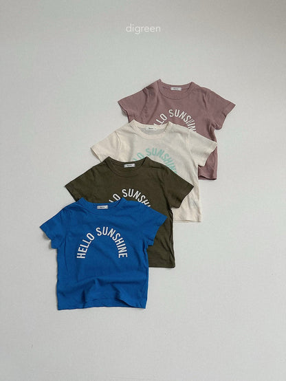 Digreen hello sunshine tee (85-130cm)