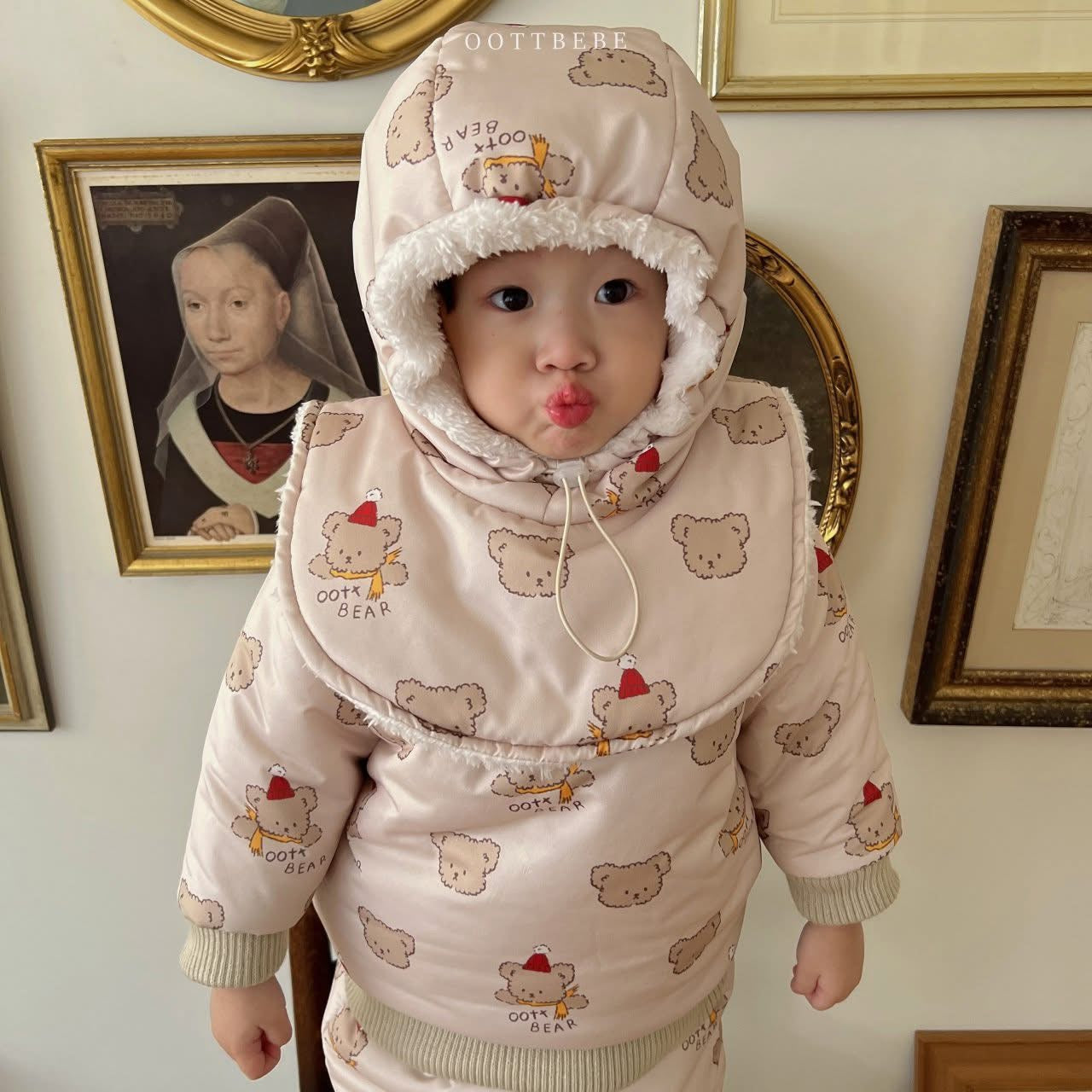 Oottbebe 雪地連頸圍帽 (1-7y)