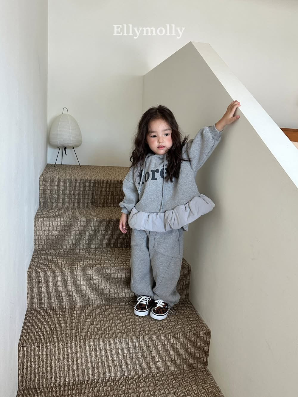 EllyMolly Foret氣球裙擺連帽上衣 (90-145cm)