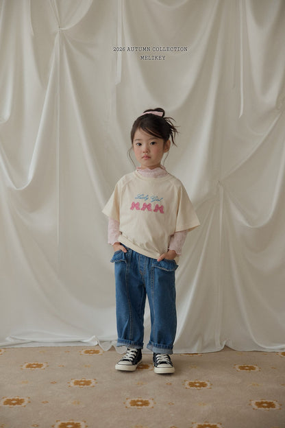 melikey frill cut denim pants (~80-140cm)