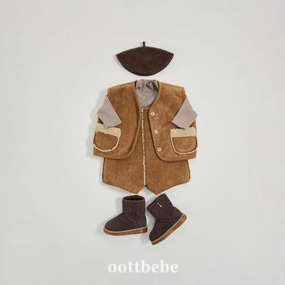 Oottbebe 暖暖泰迪背心外套 (75-120cm)