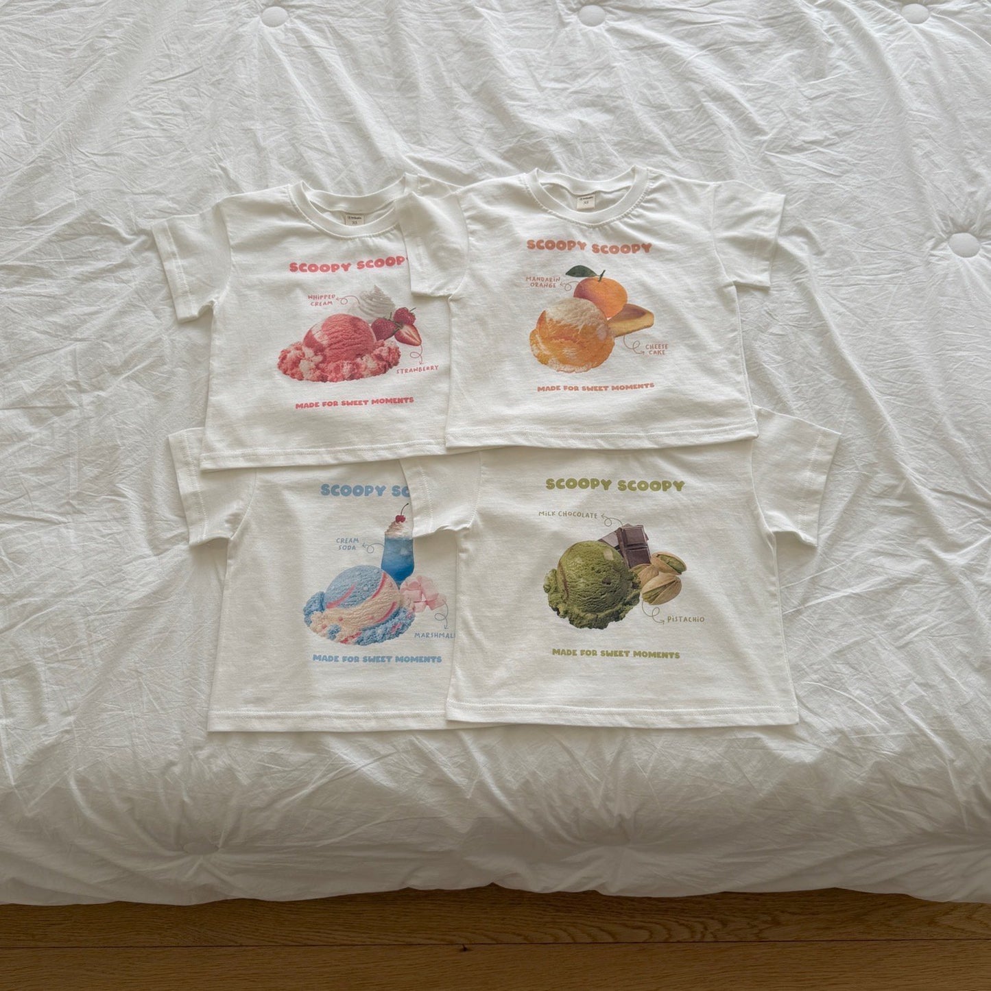 ninibello scoop scoop short sleeve t-shirt(baby)