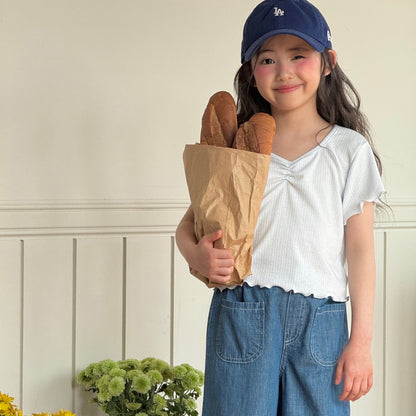 ninibello mellow eyelet tee (80-130cm)