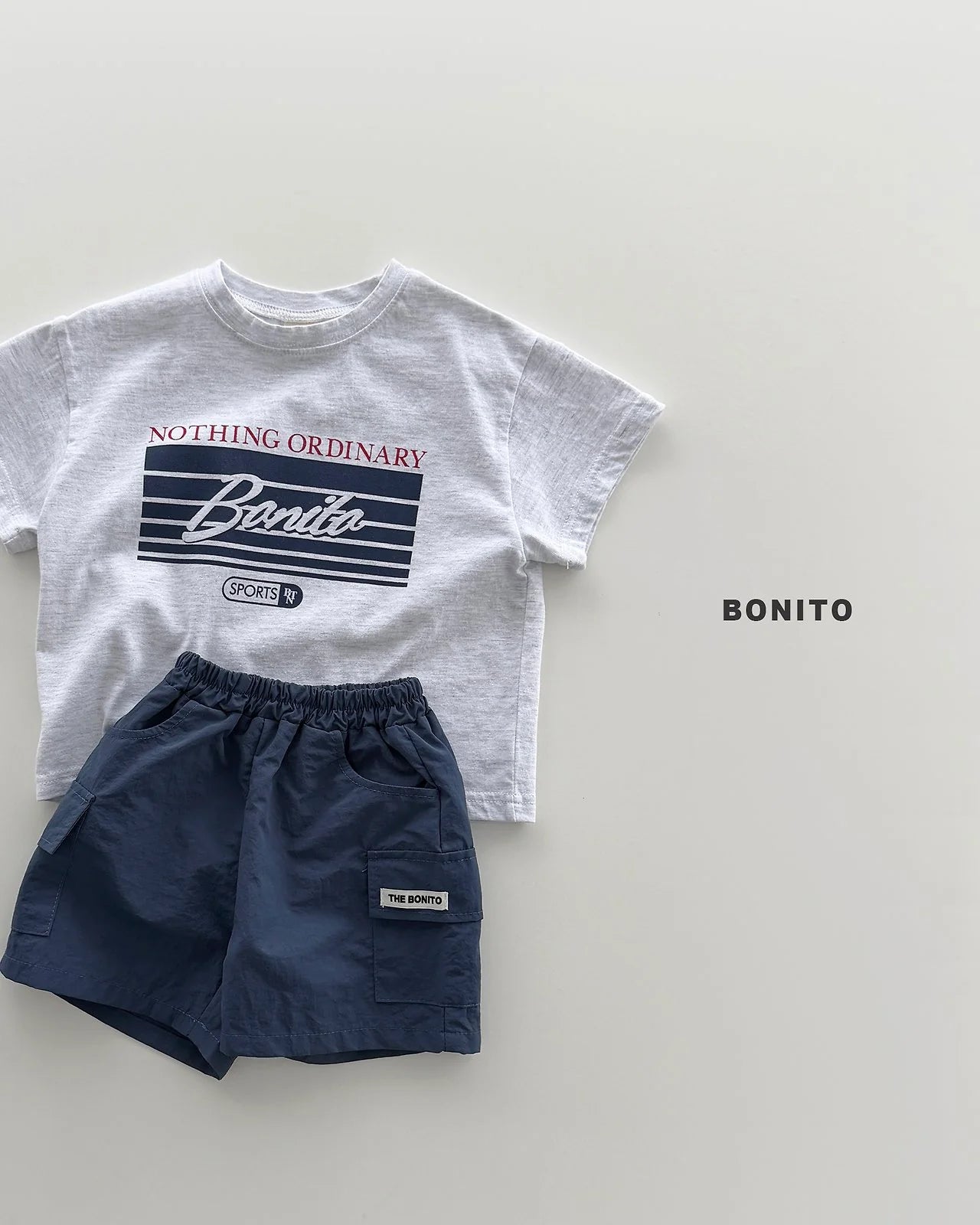 Bonito ordinary tee (Bebe & kids & adult )