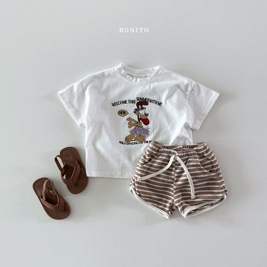 bonito hula dancing tee (70-140cm)