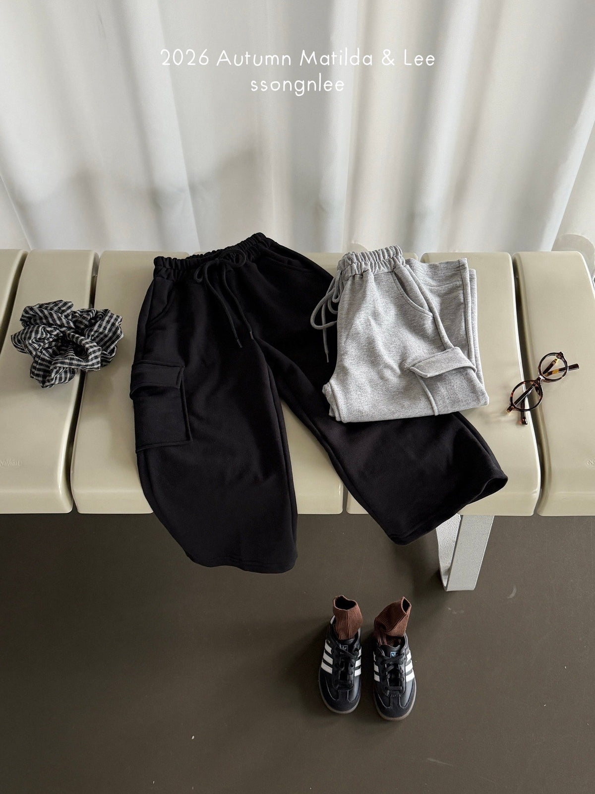 matilda&lee cotton cargo pants (85-165cm)