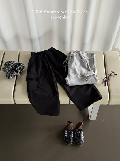 matilda&lee cotton cargo pants (85-165cm)