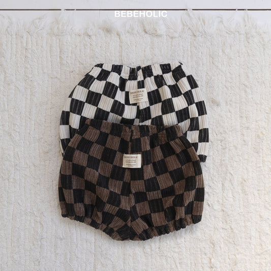 bebeholic dart check pants (3-18m)