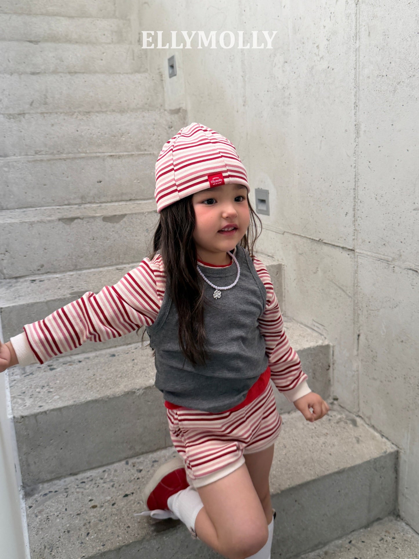 ELLYMOLLY slime layered sleeveless (90-145cm)