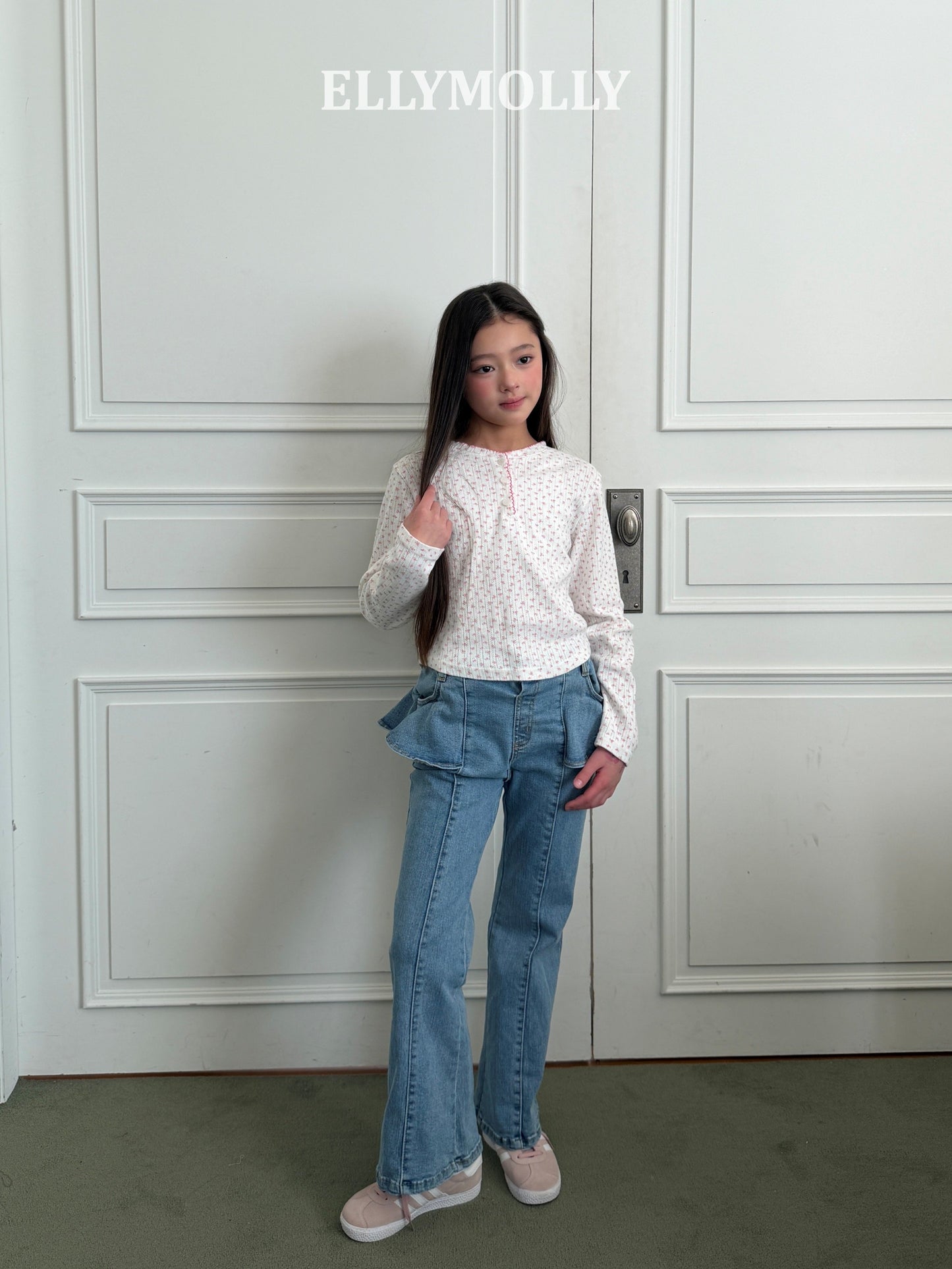 ELLYMOLLY pin eyelet top (90-145cm)