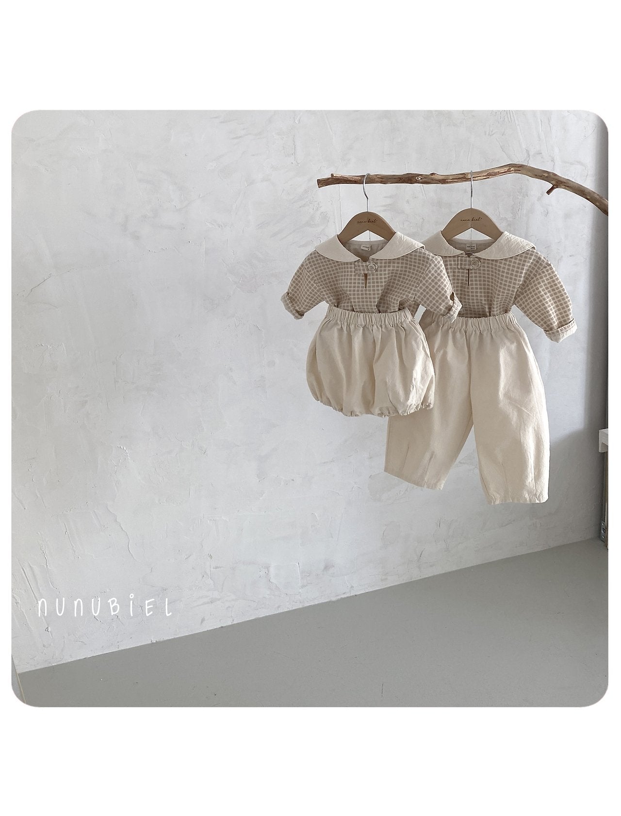 nunubiel check blouse (75-120cm)