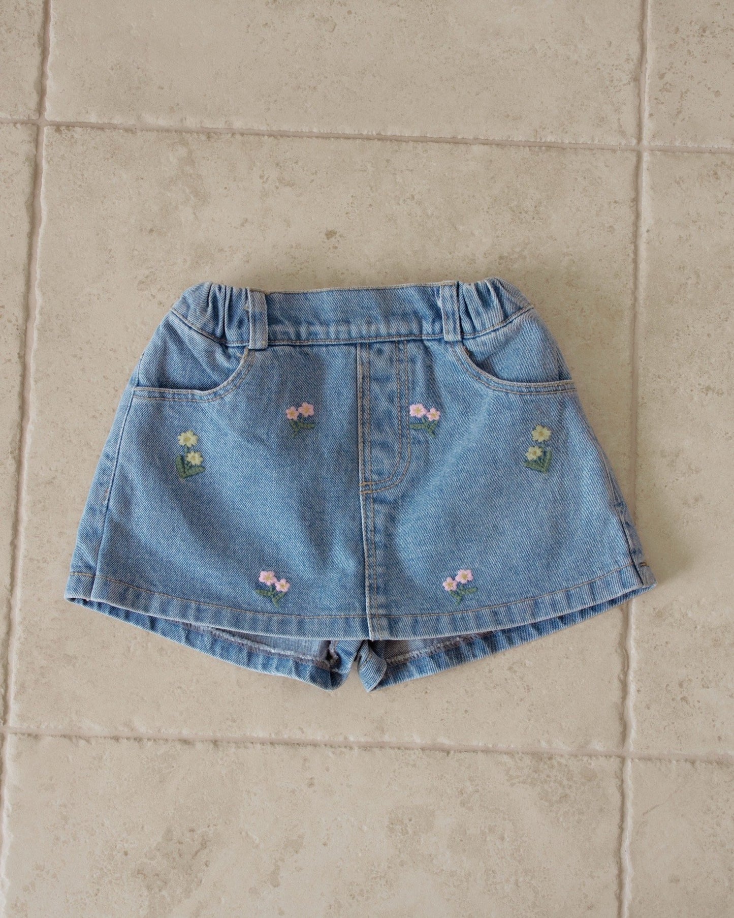 momoann flora skirt pants (90-140cm)