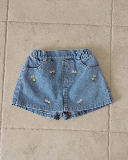 momoann flora skirt pants (90-140cm)