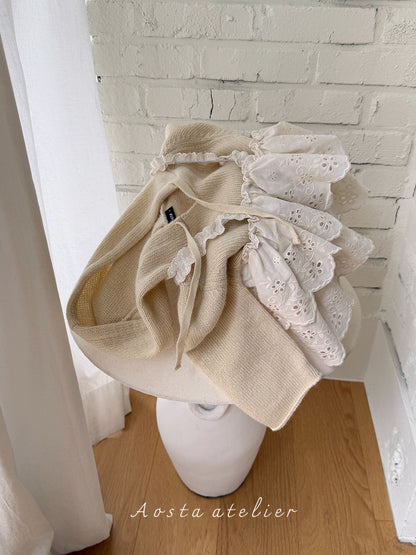 Aosta lace cancan blouse
