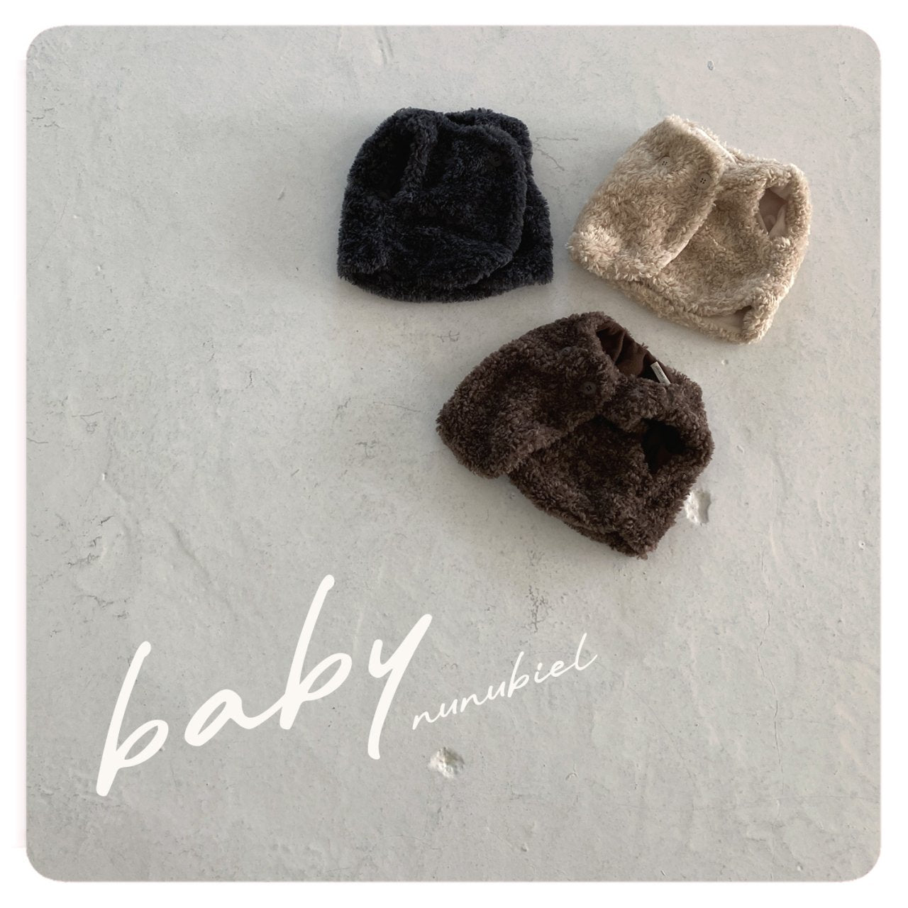 nunubiel bebe fur vest (3-18m)