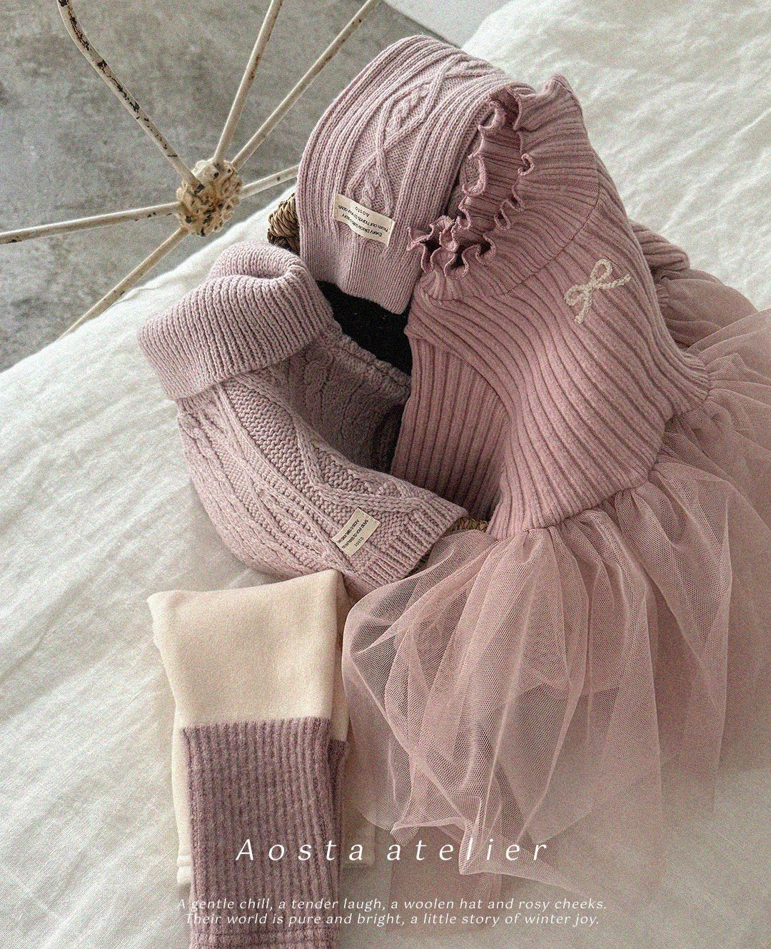 Aosta camellia dress (~70-115cm)