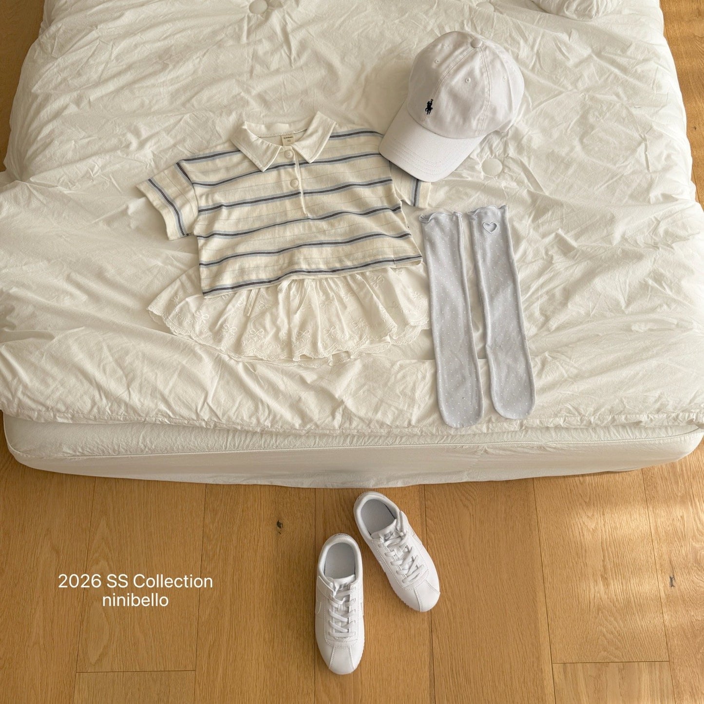 ninibello pocky collar tee (80-130cm)
