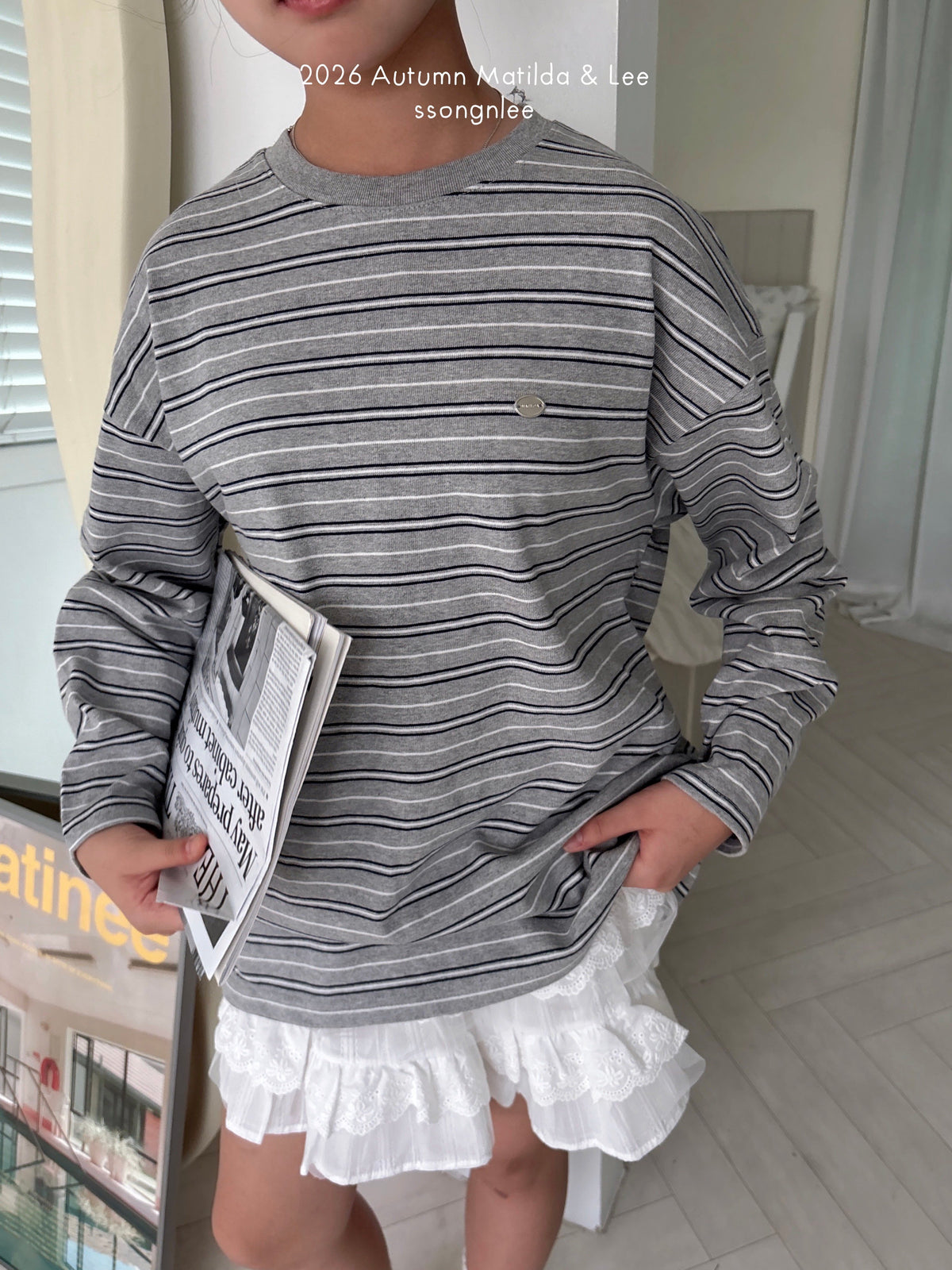 matilda&lee daily border tee (85-165cm)