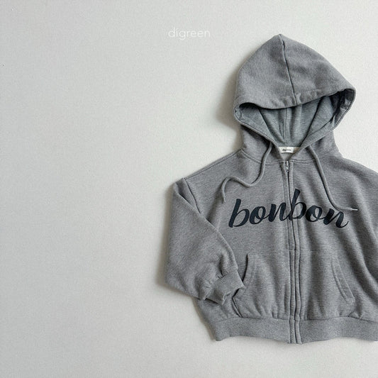 digreen bonbon hood zip-up (90-130cm)