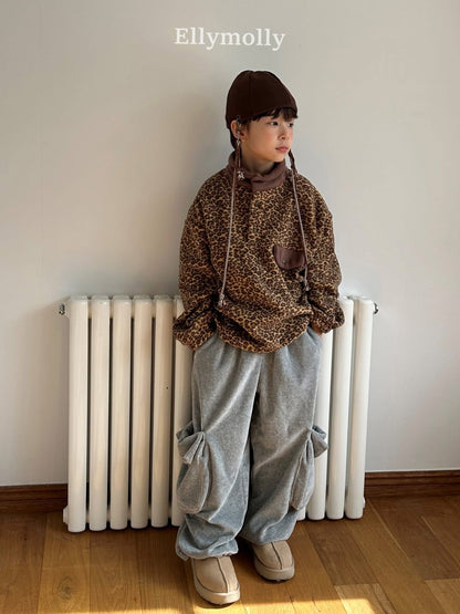 EllyMolly 立體側口袋工裝褲 (90-160cm)