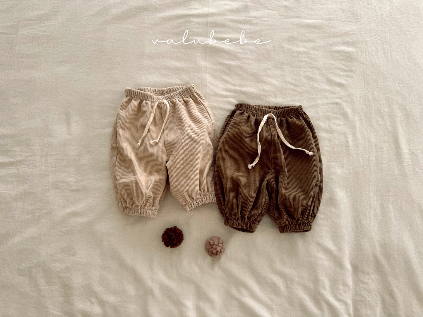 valubebe corduroy jogger pants (70-110cm)