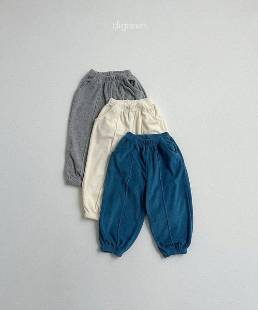 digreen terry jogger pants (90-130cm)