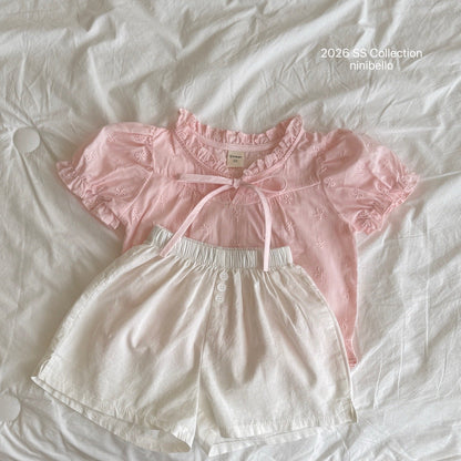 ninibello rosie embroidered blouse (80-130cm)