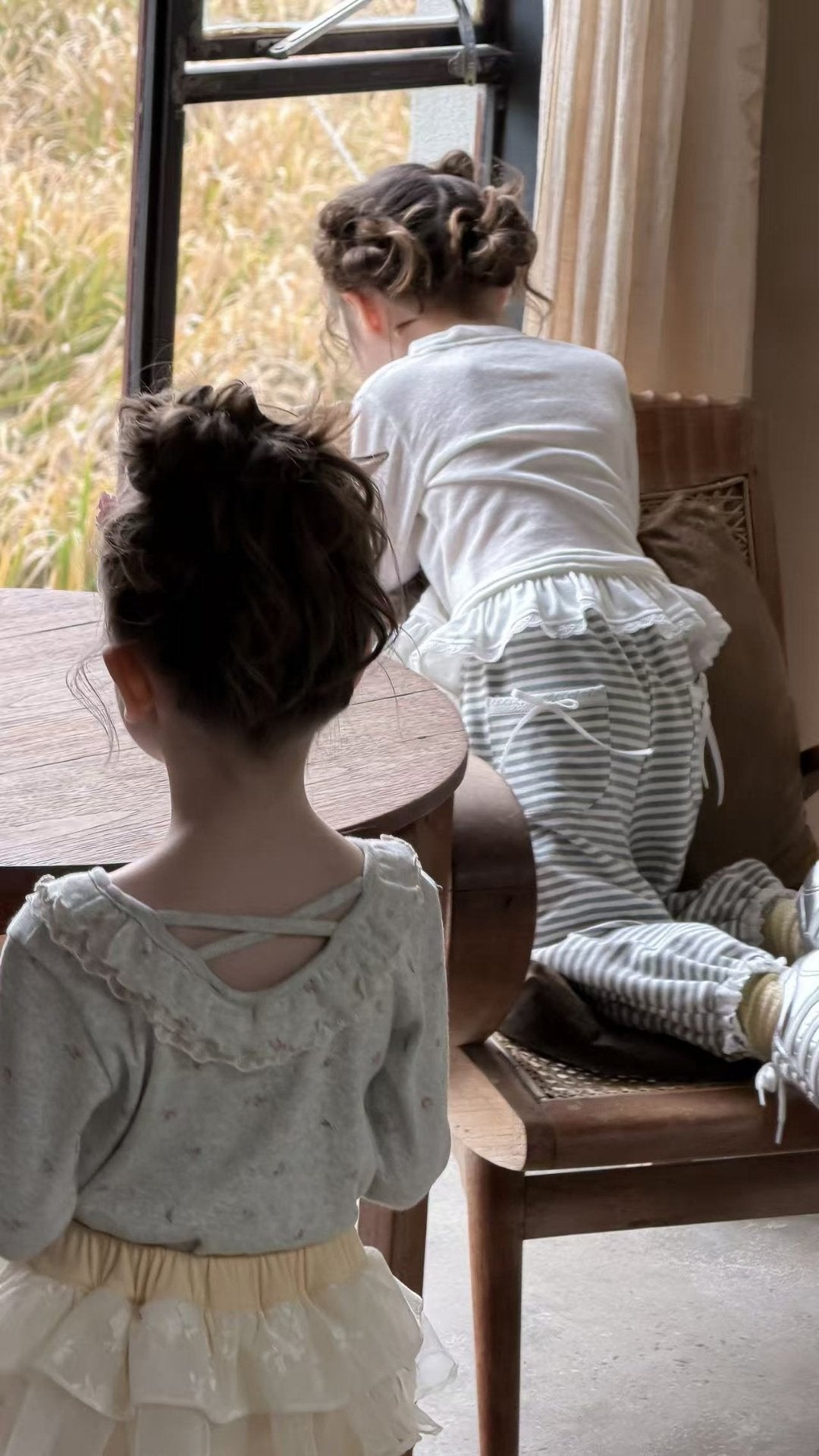 aiai border jogger pants (95–140cm)