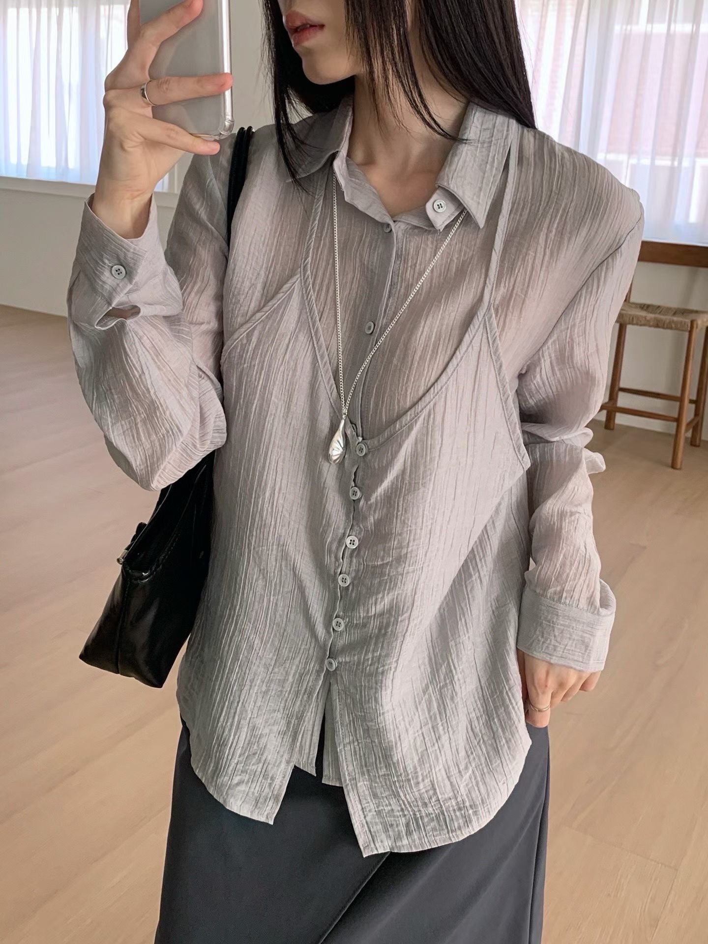 掛頸假兩件Top *共3色