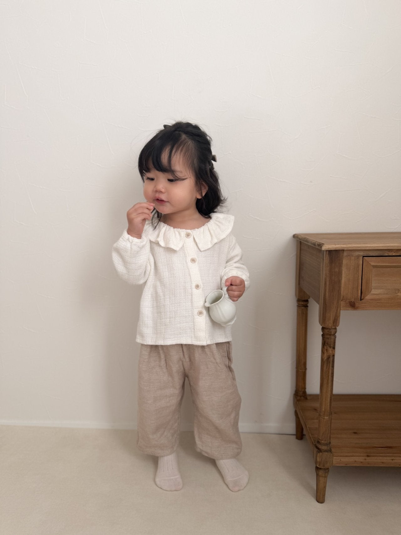 mimi market ringer frill shirt (75-90cm)