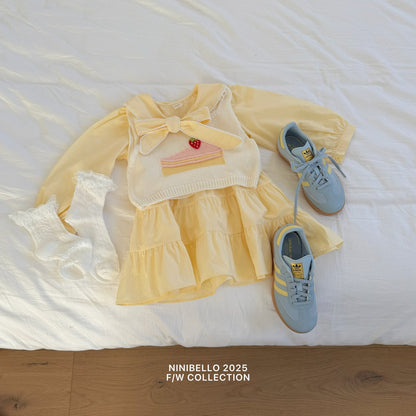 ninibello cake knit vest (90-125cm)