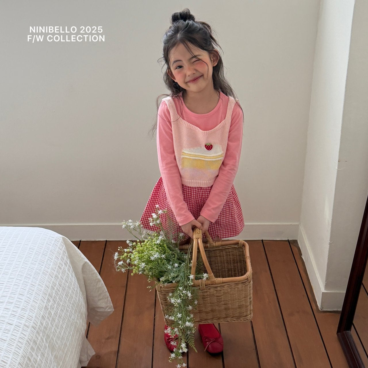 ninibello cake knit vest (90-125cm)