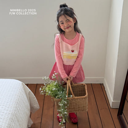 ninibello cake knit vest (90-125cm)