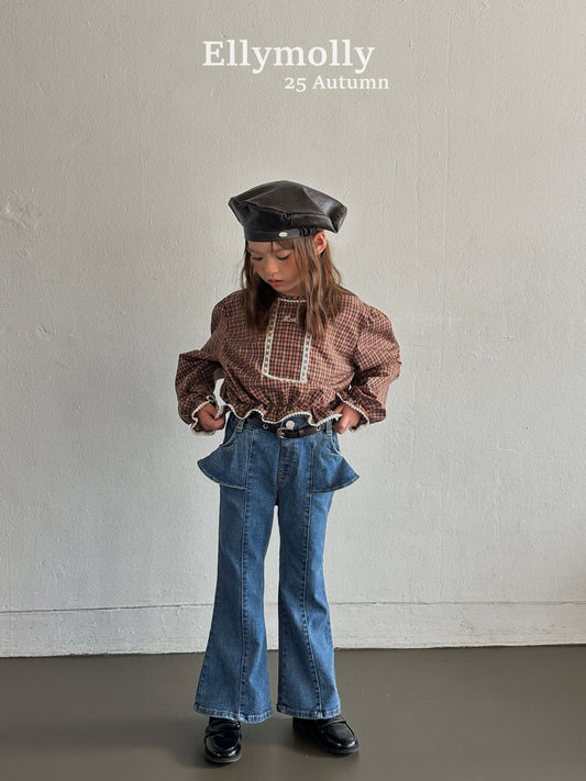 ELLYMOLLY lara frill bootcut denim (90-145cm)