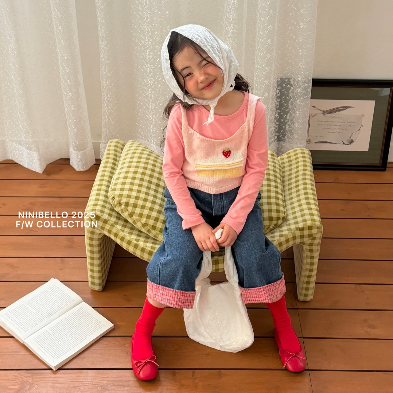 ninibello cake knit vest (90-125cm)