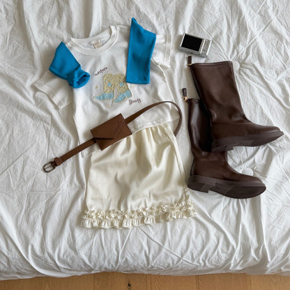 ninibello suede belt bag