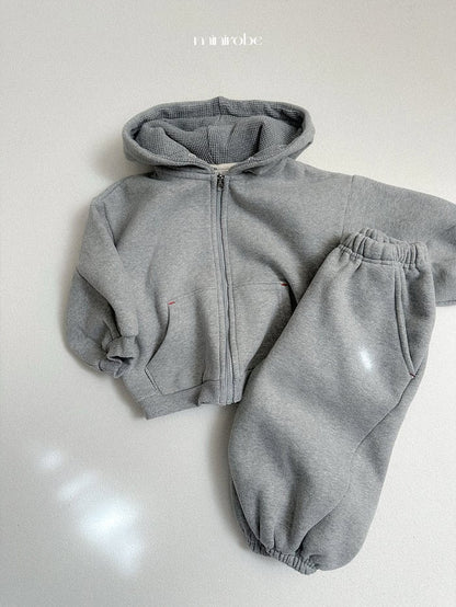 minirobe barrel hood zip-up (75-110cm)
