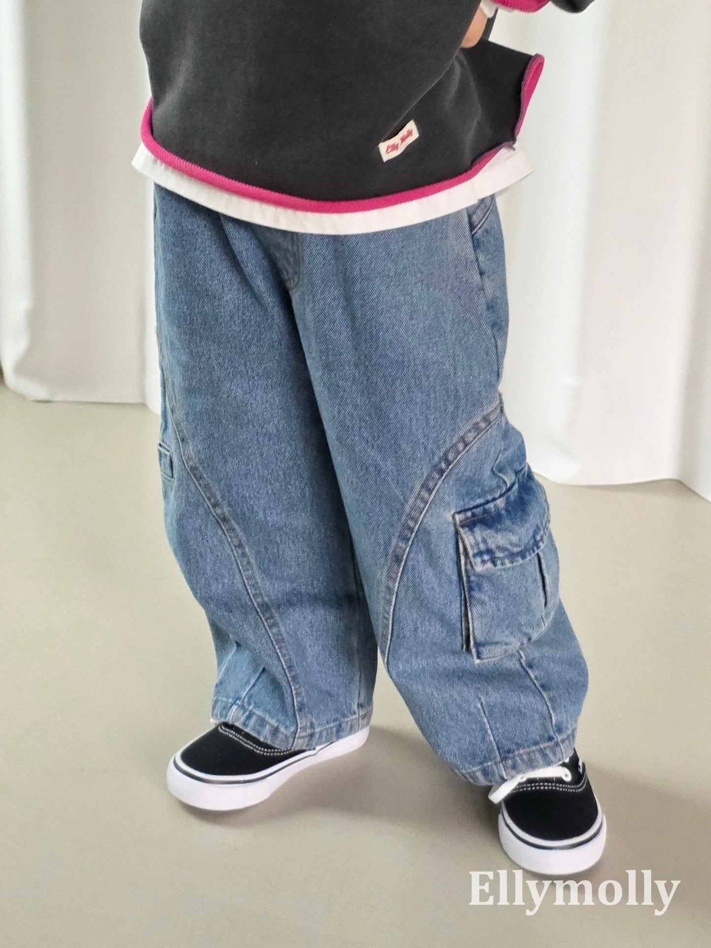 ELLYMOLLY hako balloon cargo pants (90-160cm)