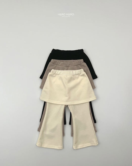 HAROHARO cocoa skirt pants (85-140cm)