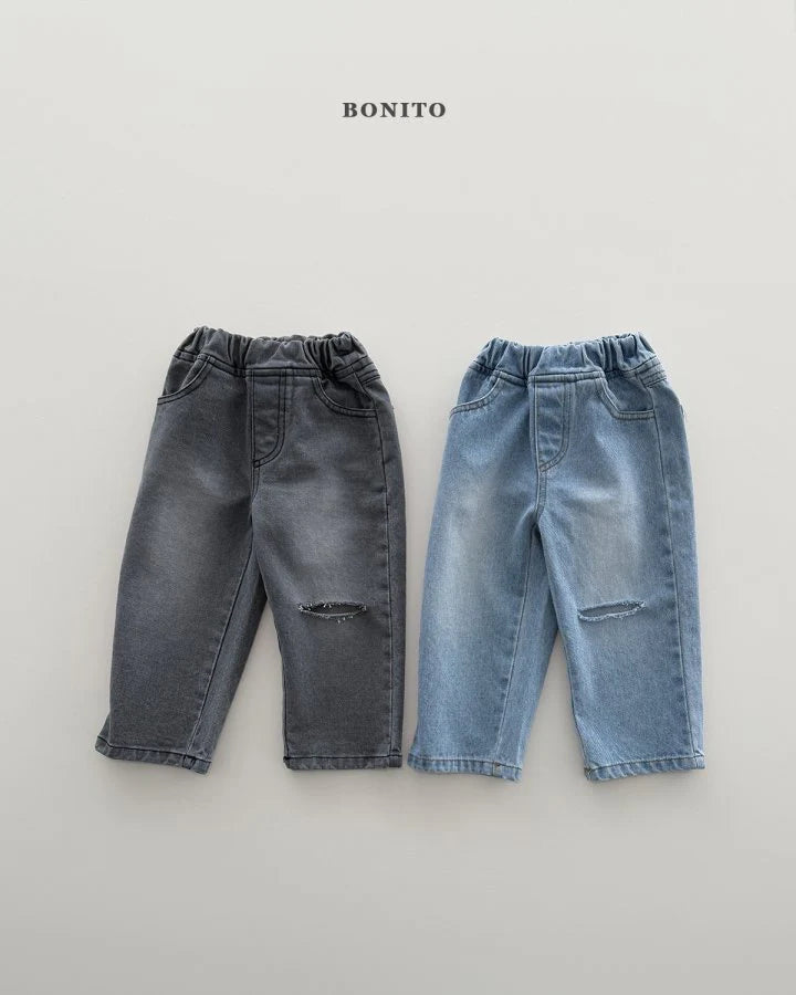 Bonito Damage Denim Pants (~80-140cm)