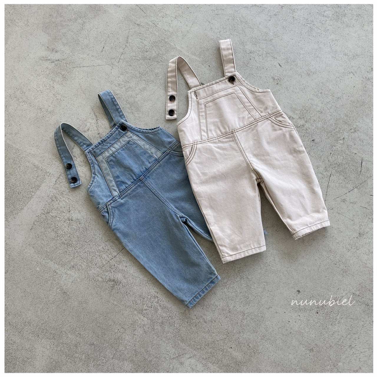 nunubiel patch denim pants (75-120cm)