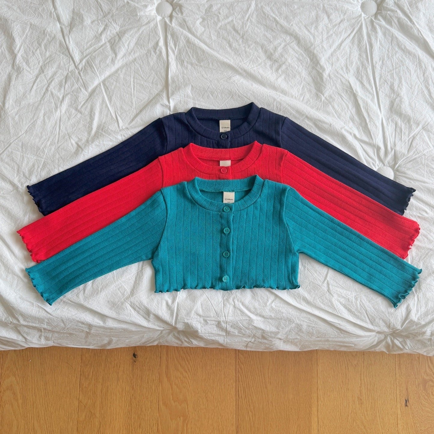 ninibello melville eyelet cardigan (80-130cm)