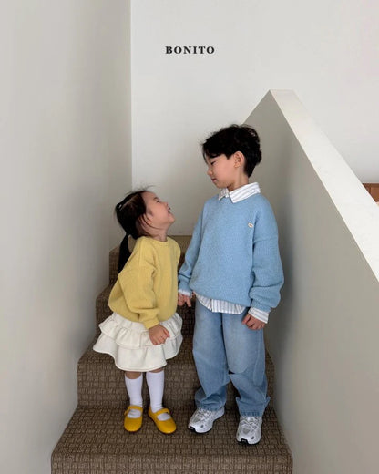 Bonito Pop Knit Sweatshirt (~80-140cm)