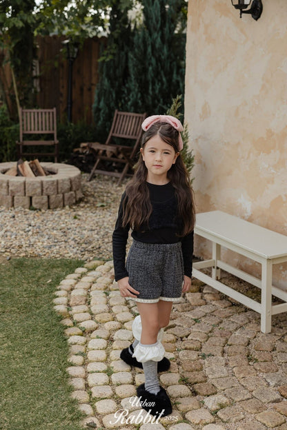 Urban Rabbit 小香風毛呢短褲 (80-140cm)