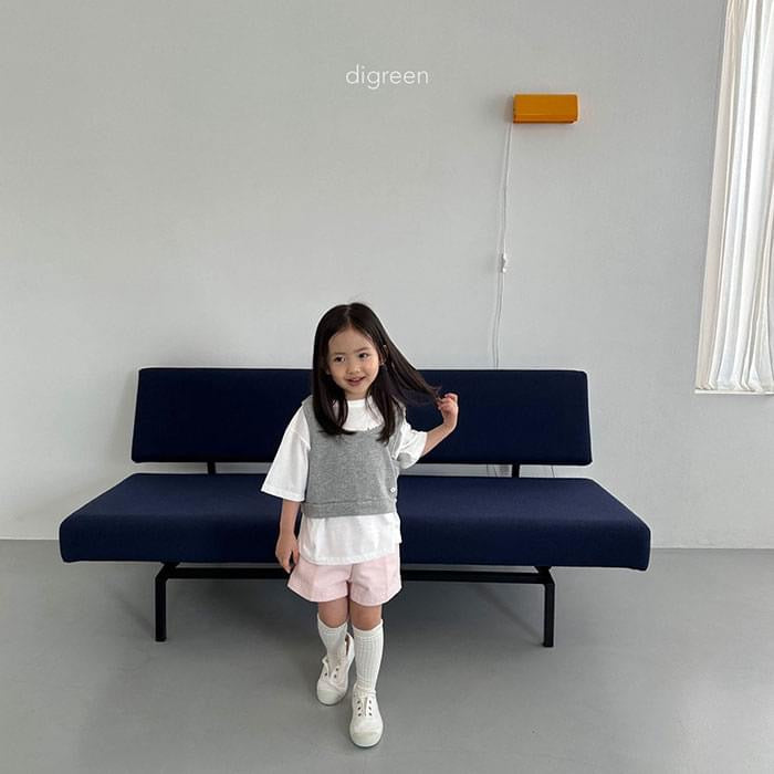 Digreen std圓圈刺繡短褲 (kids 85-130cm)